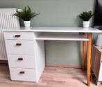 Bureau wit  met 4 schuiven : La redoute, Huis en Inrichting, Ophalen, Zo goed als nieuw, Bureau
