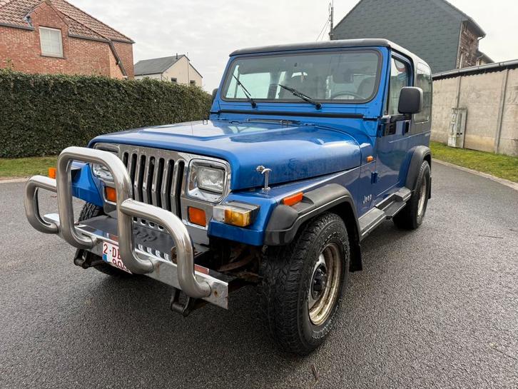 Jeep Wrangler 2.5i + LPG ok 2028/1995 OLDTIMER Lichtvracht !, Auto's, Jeep, Particulier, Te koop, Wrangler, ABS, Alarm, Boordcomputer