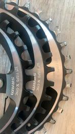 SRAM cassette ketting en voorbladen MTB, Fietsen en Brommers, Fietsonderdelen, Ophalen, Zo goed als nieuw
