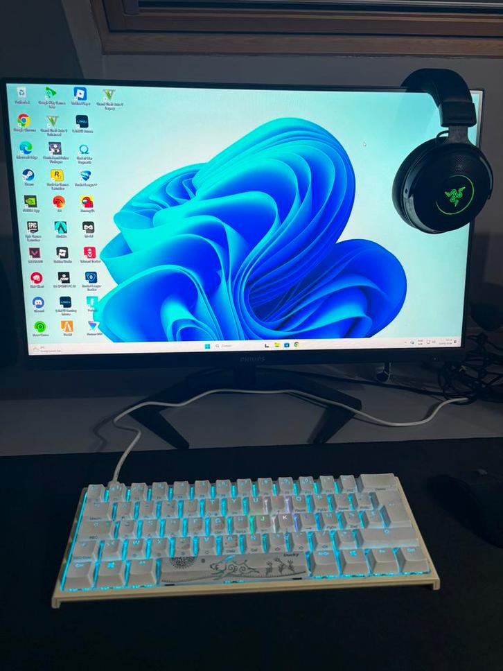 Gaming Pc, Computers en Software, Desktop Pc's, Zo goed als nieuw, Onbekend, SSD, Met monitor, Gaming, Ophalen