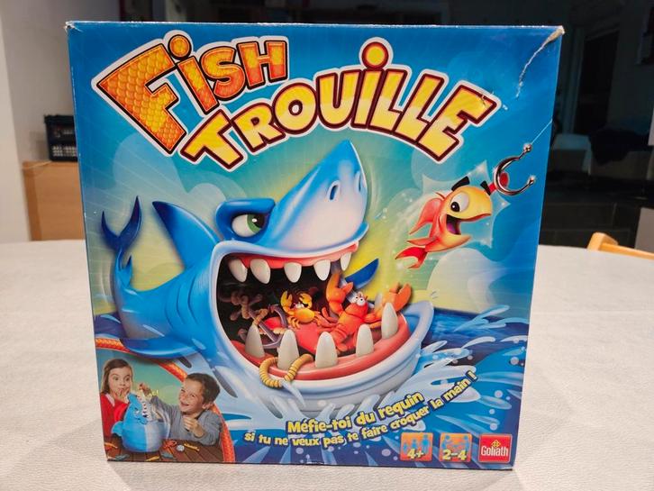 Bordspel Fish Trouble van het merk Goliath, Hobby en Vrije tijd, Gezelschapsspellen | Bordspellen, Gebruikt, Drie of vier spelers
