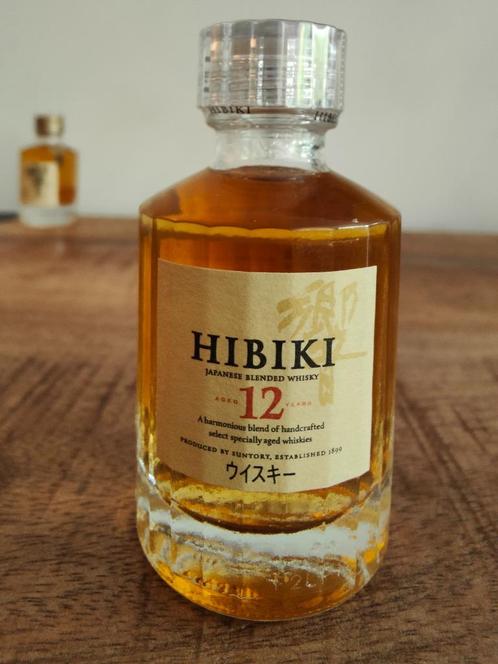 Suntory Hibiki 12y First bottling! 50ml Mini Extremely Rare!, Verzamelen, Wijnen, Nieuw, Overige typen, Overige gebieden, Vol