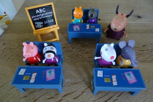 Peppa Pig Peppa's klaslokaal met 7 figuren, Verzamelen, Speelgoed, Gebruikt, Ophalen of Verzenden