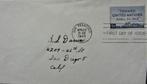FDC- U.S.A. THEMA OORLOG- TOWARD UNITED NATIONS 1945, Postzegels en Munten, Ophalen of Verzenden, Gestempeld, Overige thema's