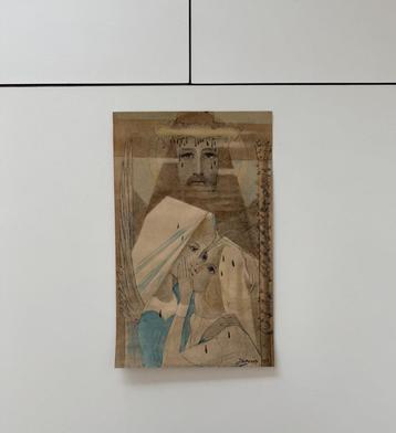 Gekleurde prent Jan Toorop 'Liefde', Enlèvement ou Envoi