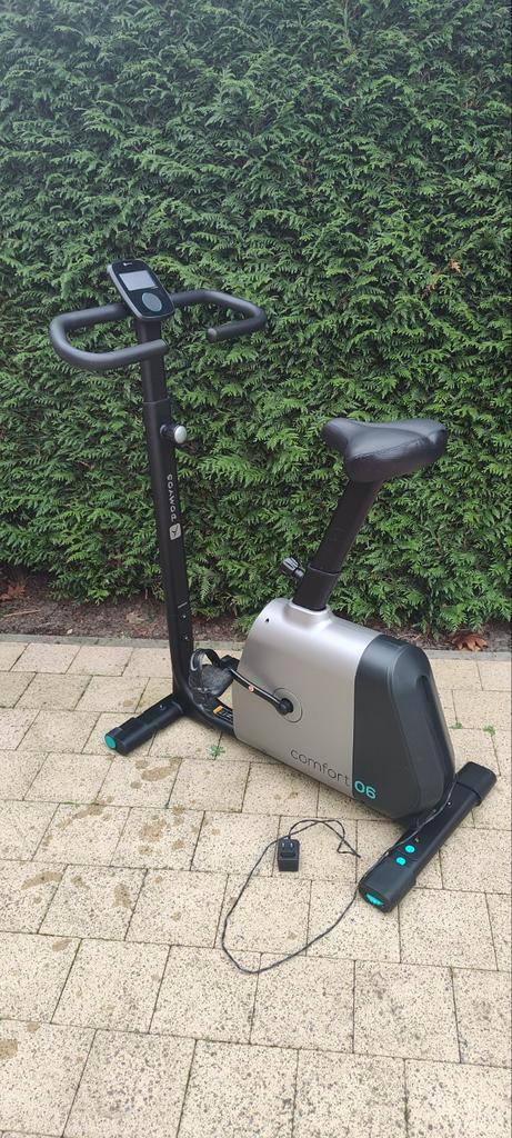Hometrainer Decathlon type comfort 06 - kleur grijs/zwart -, Sport en Fitness, Fitnessapparatuur, Gebruikt, Hometrainer, Benen