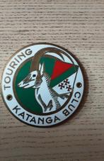 Belgische autobadge Katanga Congo, Verzenden, Overige soorten, Embleem of Badge