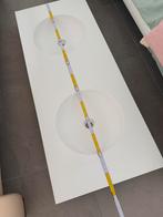 Wastafeltablet solid surface wit 135,5x55, Enlèvement, Neuf, Lavabo ou Évier