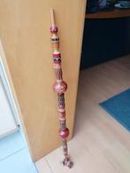 Oude houten pijp uit Afrika, rood, zwart decoratie 107 cm, Enlèvement ou Envoi
