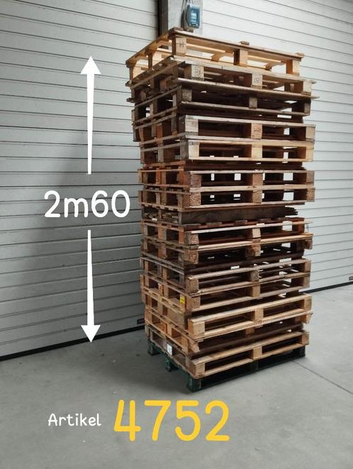 Brandhout - palletten - stapel - 40€, Tuin en Terras, Brandhout, Overige houtsoorten, Minder dan 3 m³, Ophalen