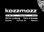 2 tickets - KOZZMOZZ 17-5-2024, Tickets & Billets, Événements & Festivals, Deux personnes