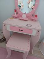 Make up tafeltje Houten tafeltje met krukje, Ophalen of Verzenden, Zo goed als nieuw