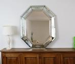 Prachtige Grote Venetiaanse Achthoekige Spiegel XL Facet 116, Antiquités & Art, 50 à 100 cm, Enlèvement, 100 à 150 cm, Autres formes