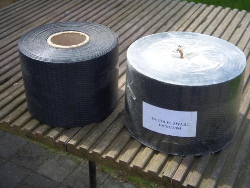 DS-Folie zwart 10cm/30m, Doe-het-zelf en Bouw, Zeil en Folie, Nieuw, Folie, Ophalen of Verzenden