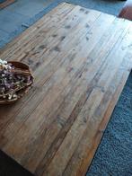 Authentieke industriële salon tafel, Huis en Inrichting, Ophalen, Zo goed als nieuw
