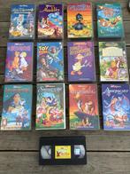 13 VHS Films Walt Disney (TEKENFILMS ) bekende titels, Ophalen of Verzenden, Zo goed als nieuw