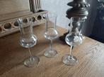 Lot de 3 verres à "Grappa", Verzamelen, Glas en Drinkglazen, Ophalen of Verzenden