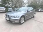 BMW 316TI BENZINE VAN 2004 MET AIRCO, Zwart, Bedrijf, Euro 4, Zilver of Grijs