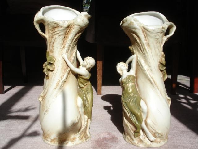 Royal Dux Vazen - Origine Eicher-periode, pre 1918, Austria!, Antiek en Kunst, Antiek | Porselein, Ophalen of Verzenden