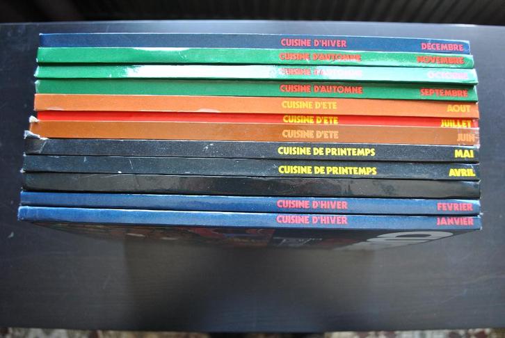 LOT DE LIVRES DE CUISINE VINTAGE SAISONS HIVER PRINTEMPS ETE, Livres, Livres de cuisine, Utilisé, Entrées et Soupes, Plat principal