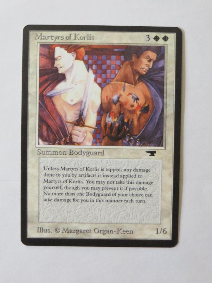 Martyrs of Korlis - Antiquities - Magic The Gathering, Hobby en Vrije tijd, Verzamelkaartspellen | Magic the Gathering, Zo goed als nieuw