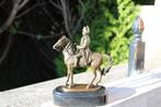 napoléon a cheval en bronze signé , CANOVA, Antiquités & Art, Enlèvement ou Envoi, Bronze
