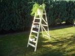 Houten ladder (oud) voor decoratie (bloemenstandaard) C, Ophalen of Verzenden
