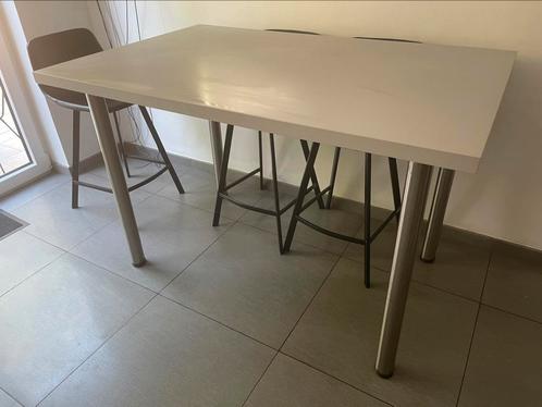 Table haute 140x90x91, Huis en Inrichting, Tafels | Statafels, Gebruikt, Ophalen