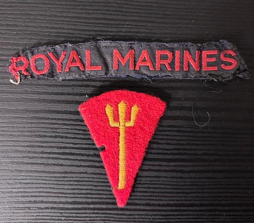 Originele badges van de 116e Infanteriebrigade Royal Marines, Verzamelen, Militaria | Tweede Wereldoorlog, Marine, Embleem of Badge