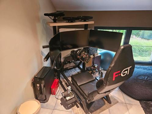 Simulateur auto complet, Games en Spelcomputers, Spelcomputers | Overige Accessoires, Zo goed als nieuw, Ophalen