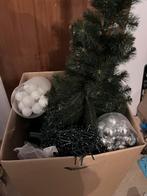 Kunstkerstboom , lampjes , ballen, Ophalen, Zo goed als nieuw
