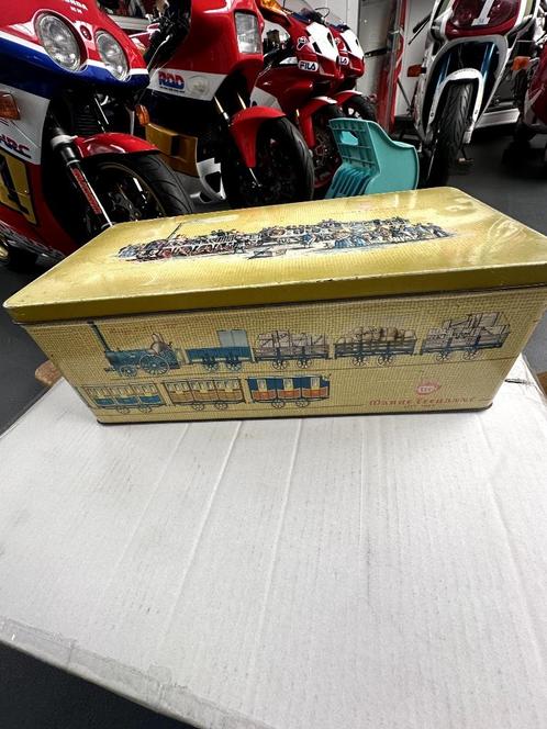 Vintage blikken trommel te koop, Antiek en Kunst, Curiosa en Brocante, Ophalen of Verzenden