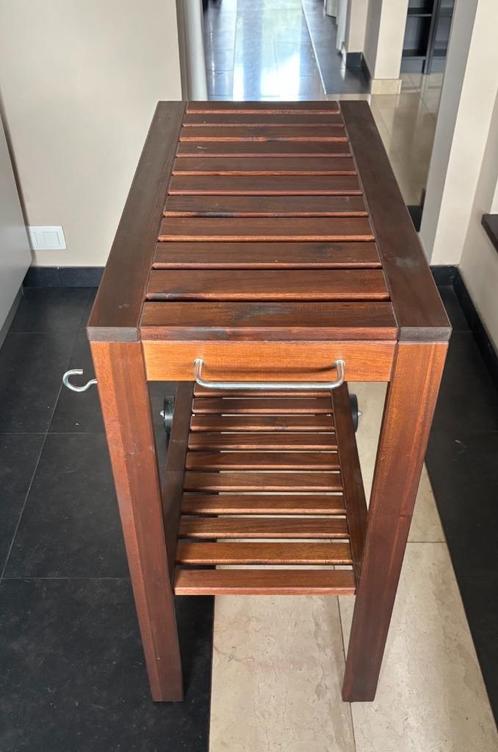 Table / rangement cuisine & BBQ, Tuin en Terras, Tuinmeubel-accessoires, Zo goed als nieuw, Ophalen