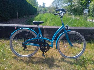 Dames fiets volwassen fiets Elops 320 Btwin Rijklaar, Enlèvement, Utilisé, Autres marques, Vitesses
