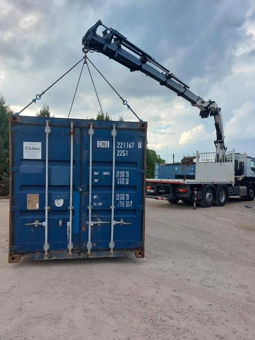 20ft Container|Gebruikt|/Levering Mét Eigen Kraan!|Lier 2500, Zakelijke goederen, Machines en Bouw | Keten en Containers, Ophalen of Verzenden