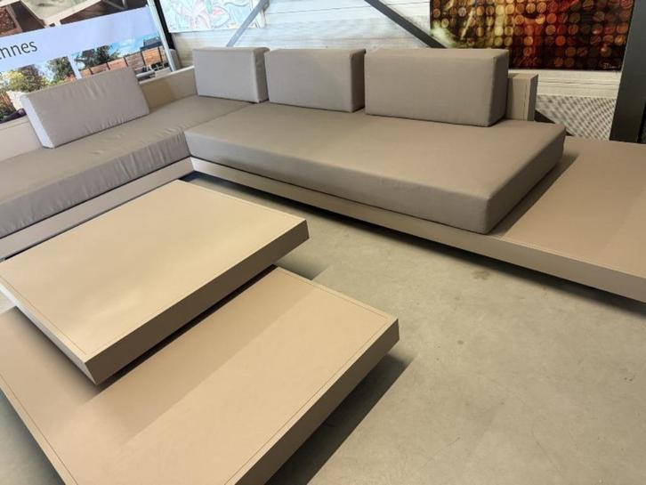 Nieuwe kleur champagne loungeset NIEUW aanbieding, Tuin en Terras, Tuinmeubel-accessoires, Nieuw, Verzenden
