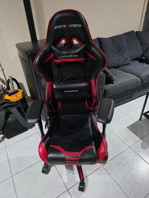 DXRacer RACING PRO Gaming Chair Zwart/Rood, Huis en Inrichting, Bureaustoelen, Gebruikt, Bureaustoel, Rood, Gaming bureaustoel