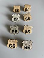 Jeu complet de broches Route 66 originales, Collections, Comme neuf, Enlèvement ou Envoi