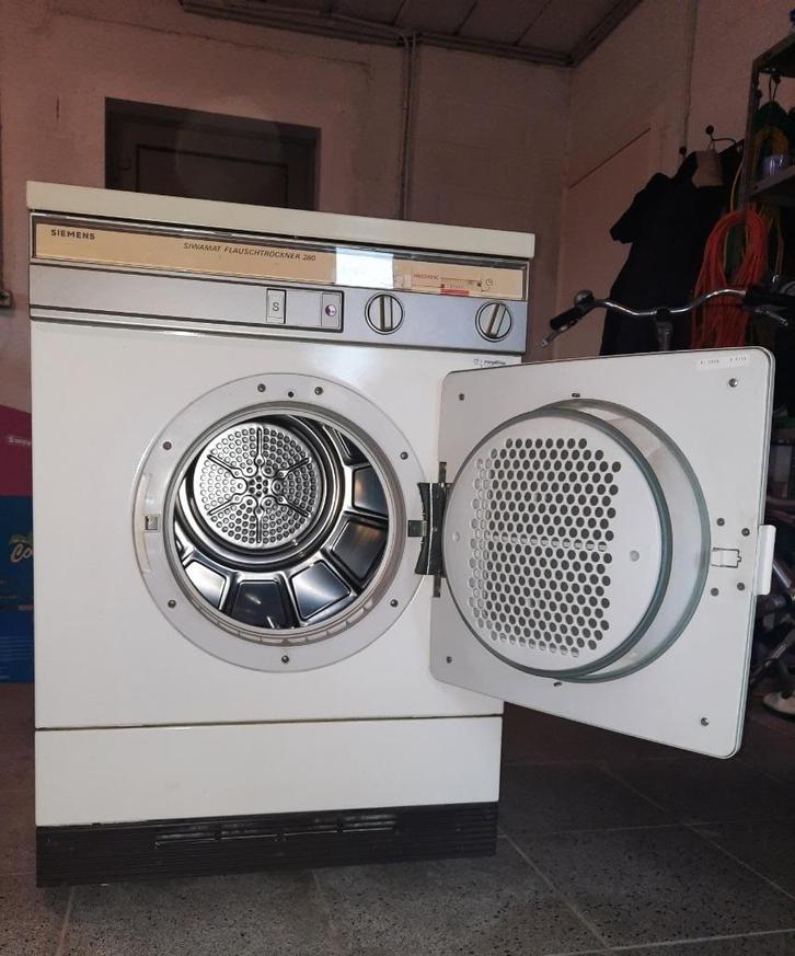 Droogkast: Siemens SIWAMAT 280 ELECTRONIC, Elektronische apparatuur, Droogkasten, Gebruikt, Luchtafvoer, Voorlader, 4 tot 6 kg