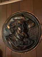 Grote wandplaat Rubens, Antiek en Kunst, Antiek | Brons en Koper, Ophalen, Koper