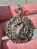 Pendentif antique hippocampe en argent 835, Ophalen, Zilver, Hanger