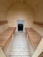 2M Barrel Sauna Gratis Levering en Plaatsing, Sport en Fitness, Sauna, Ophalen of Verzenden, Nieuw