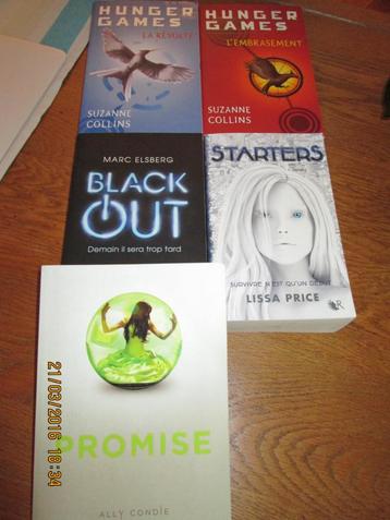 Romans sciences fiction, thriller et série rose.   beschikbaar voor biedingen