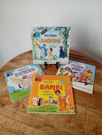 4 Walt Disney mini LP’s beschikbaar voor biedingen