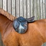 Springzadel bruin Delago, Dieren en Toebehoren, Paarden en Pony's | Zadels, Ophalen, Gebruikt, Springen