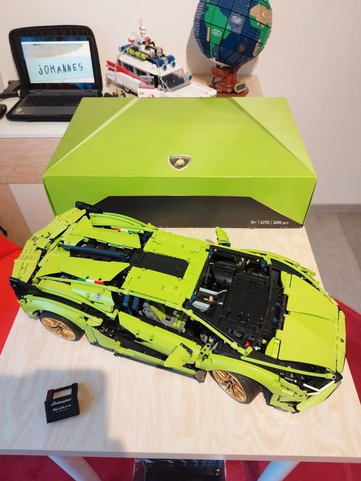 Lego Technic 42115 Lamborghini Sián, geopend, Kinderen en Baby's, Speelgoed | Duplo en Lego, Zo goed als nieuw, Lego, Complete set