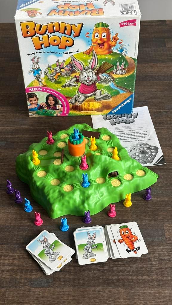 Bunny hop, Hobby en Vrije tijd, Gezelschapsspellen | Bordspellen, Zo goed als nieuw, Ophalen
