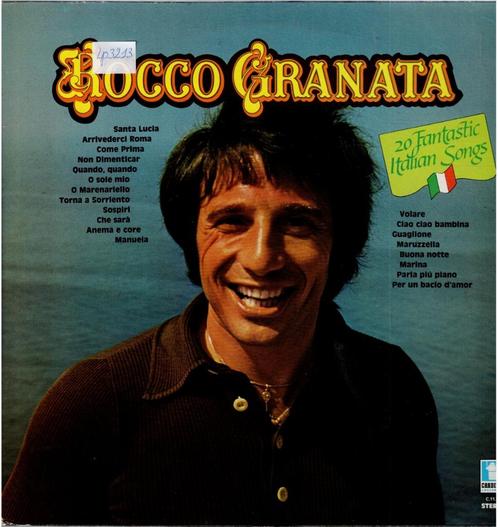 Vinyl, LP   /   Rocco Granata – 20 Fantastic Italian Songs, Cd's en Dvd's, Vinyl | Overige Vinyl, Overige formaten, Ophalen of Verzenden