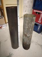 2x enkelwandige buis 125mm, Doe-het-zelf en Bouw, Chauffageketels en Boilers, Ophalen of Verzenden, Gebruikt