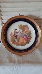 Prachtig porselein bord Limoges. Baroque., Antiek en Kunst, Ophalen of Verzenden